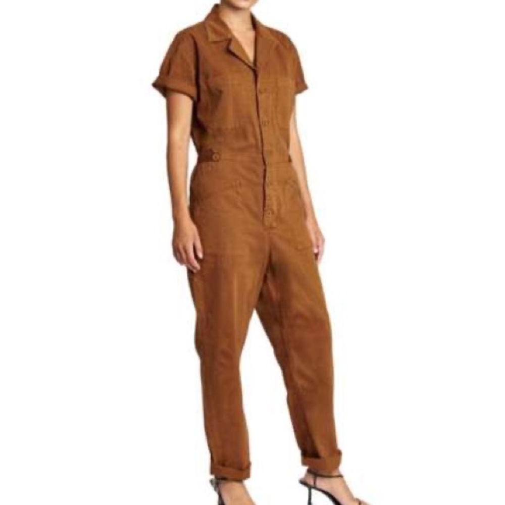 Pistola Grover Jumpsuit in Spicy Brown